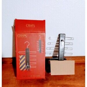 Chaps tie and belt hanger